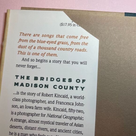 The Bridges of Madison County - Robert James Waller - First Printing - Picture 6 of 7